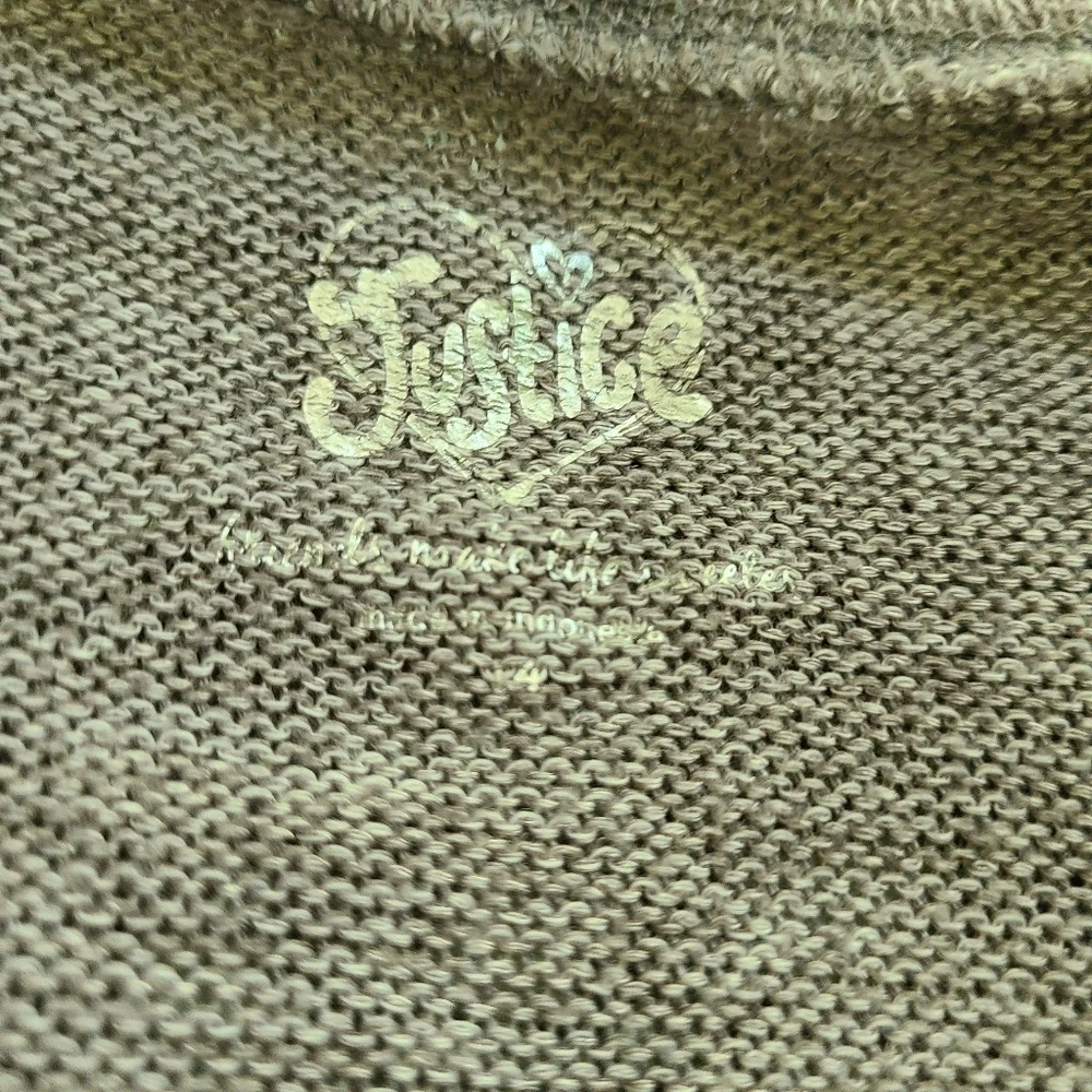 3 X JUSTICE, 2 sweaters and 1 vest